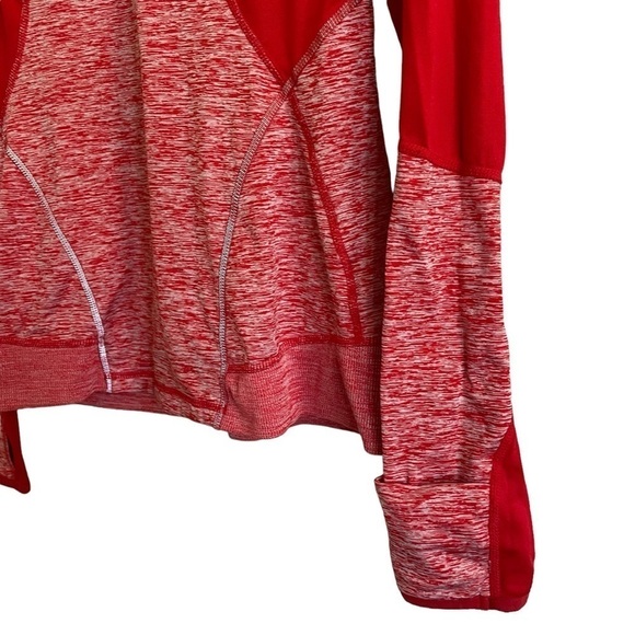 Zella Red Zeltek Slimfit Performer Quarter Zip Pullover, Size S - Picture 3 of 8